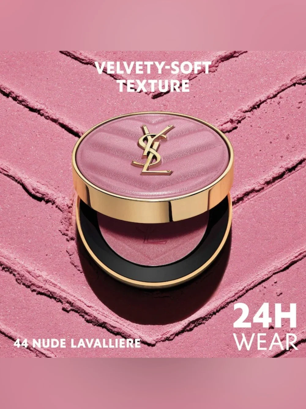 Yves Saint Laurent Velvet Soft Pink Blush Cushion - Nude Lavalliere